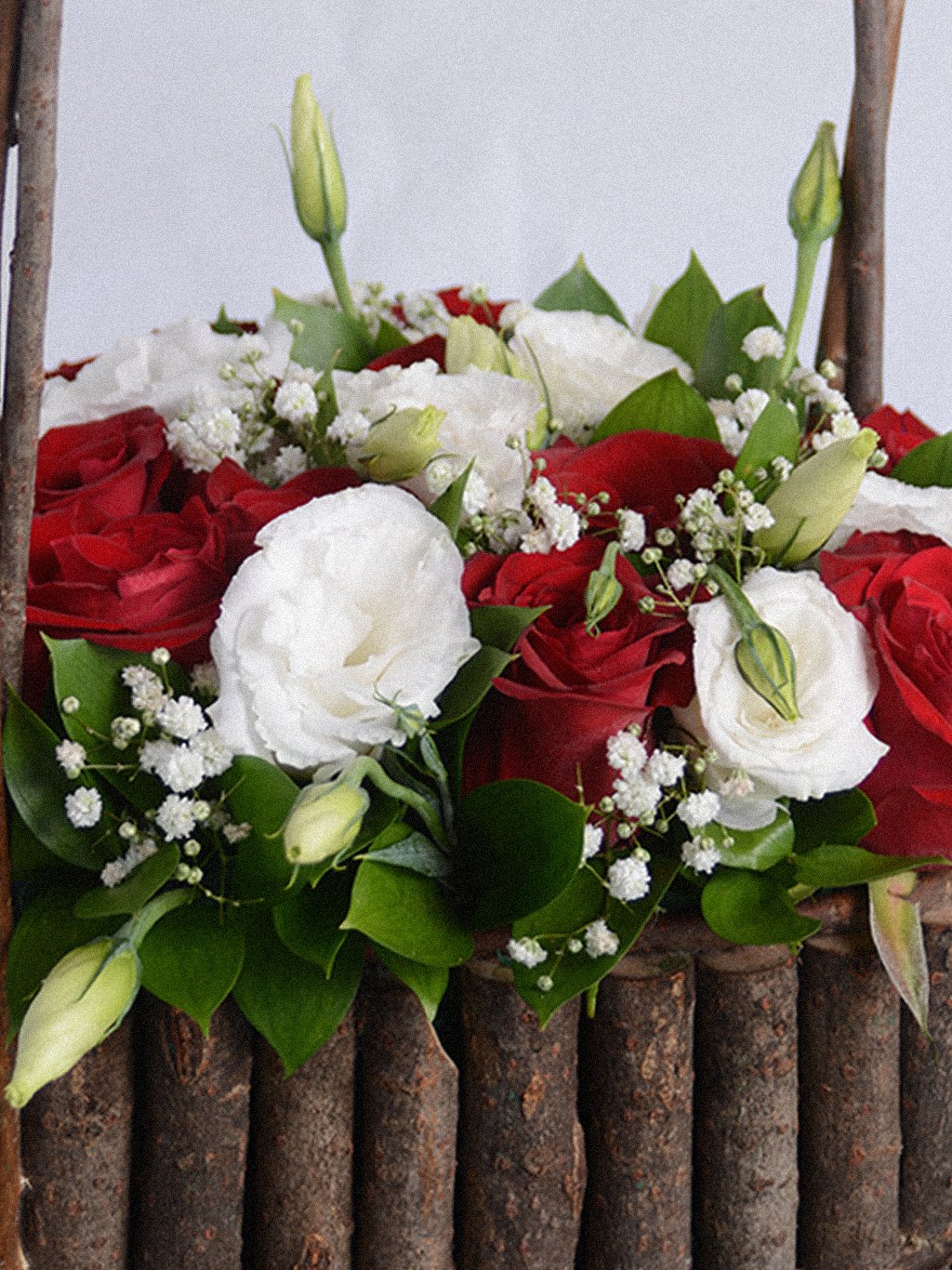 Maroon Lily Basket - Image 4