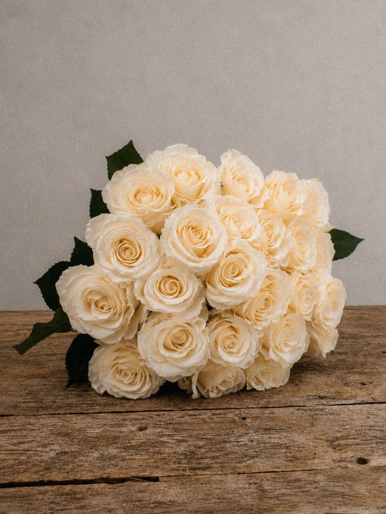 Ivory Foliage Bunch